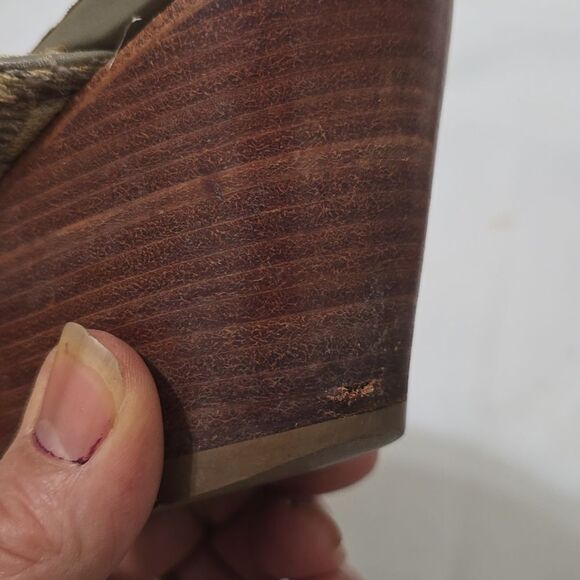 Matisse “SHERYL” Tapestry Mules Woven Boho  Block Heel Leather Size 10 - Picture 8 of 10